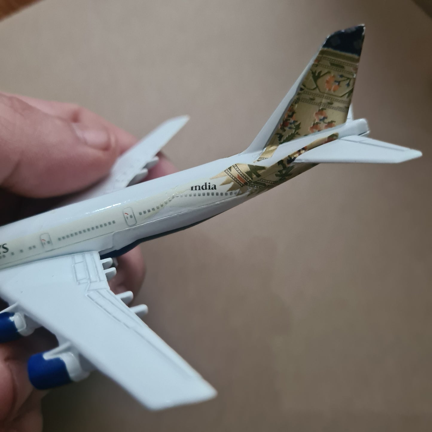 Schabak 1:600 Boeing 747-200 British Airways "India" diecast plane 901/14ip good+ boxed