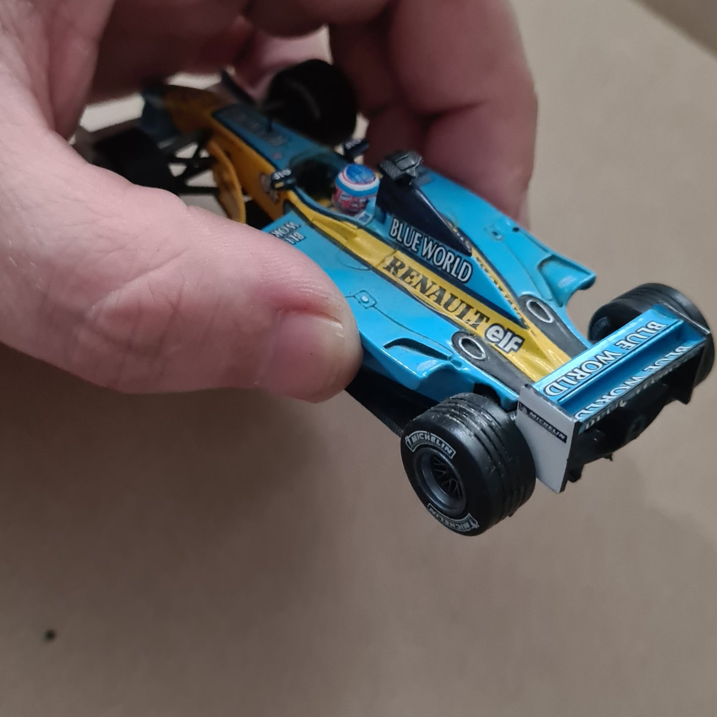 Universal Hobbies 1:43 Renault Jenson Button F1 Car diecast model loose excellent