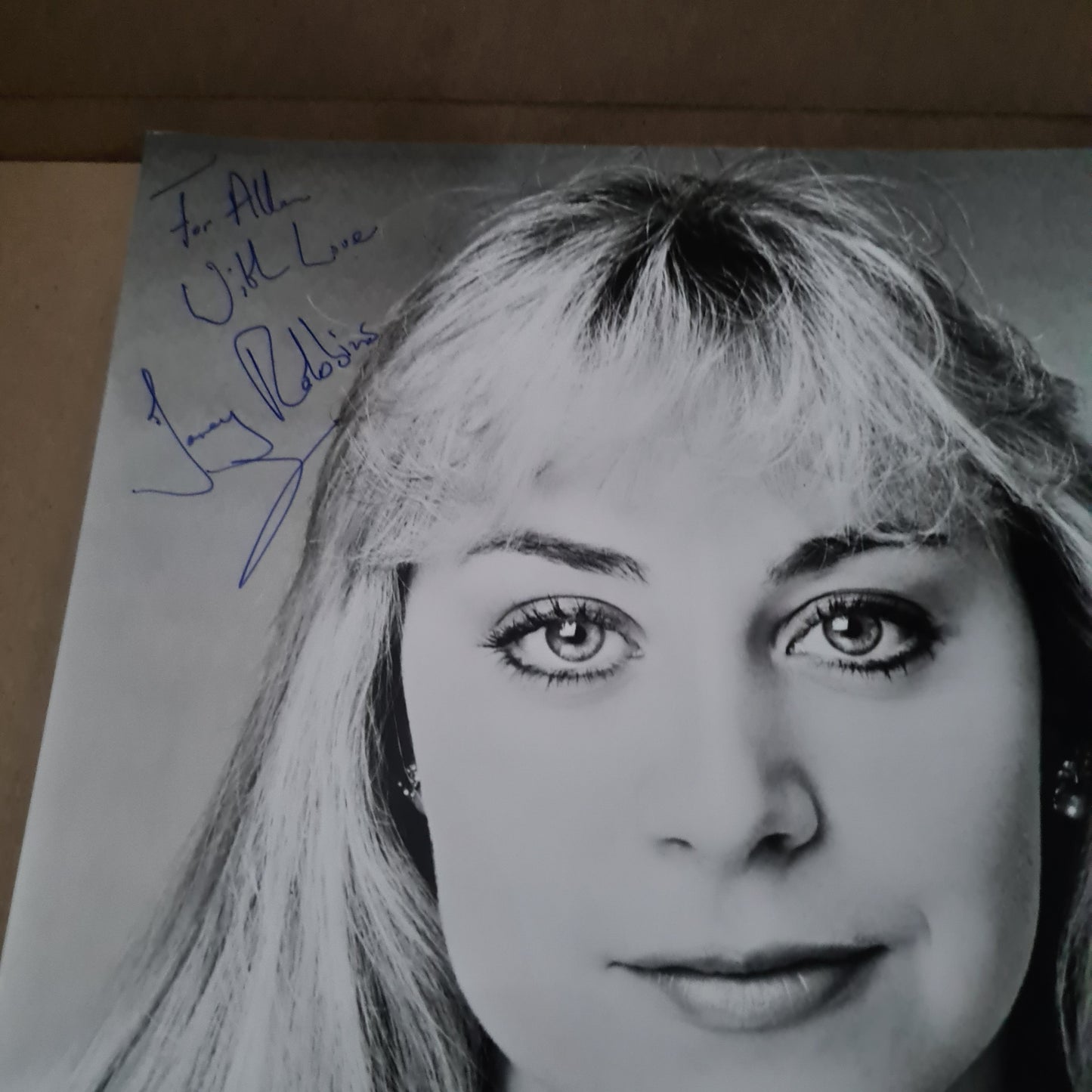 Jane Robbins actress autograph signed photo