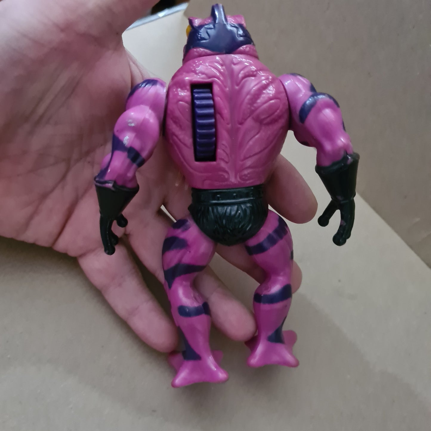 Vintage Masters of the Universe " Tung Lashor " loose nice used example 80's