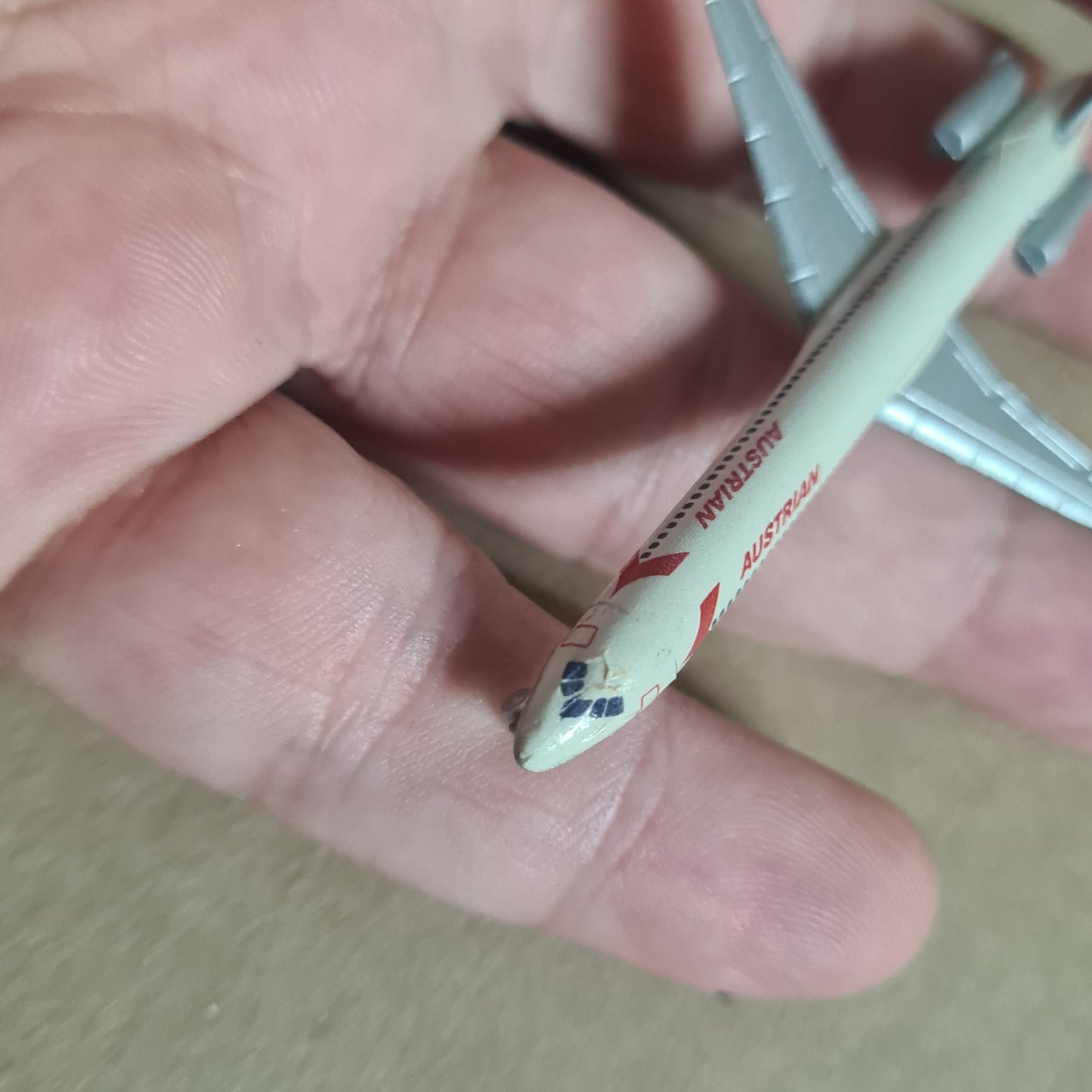 Schabak 1:600 MD-80 Austrian Airlines diecast plane WB 5018 good boxed