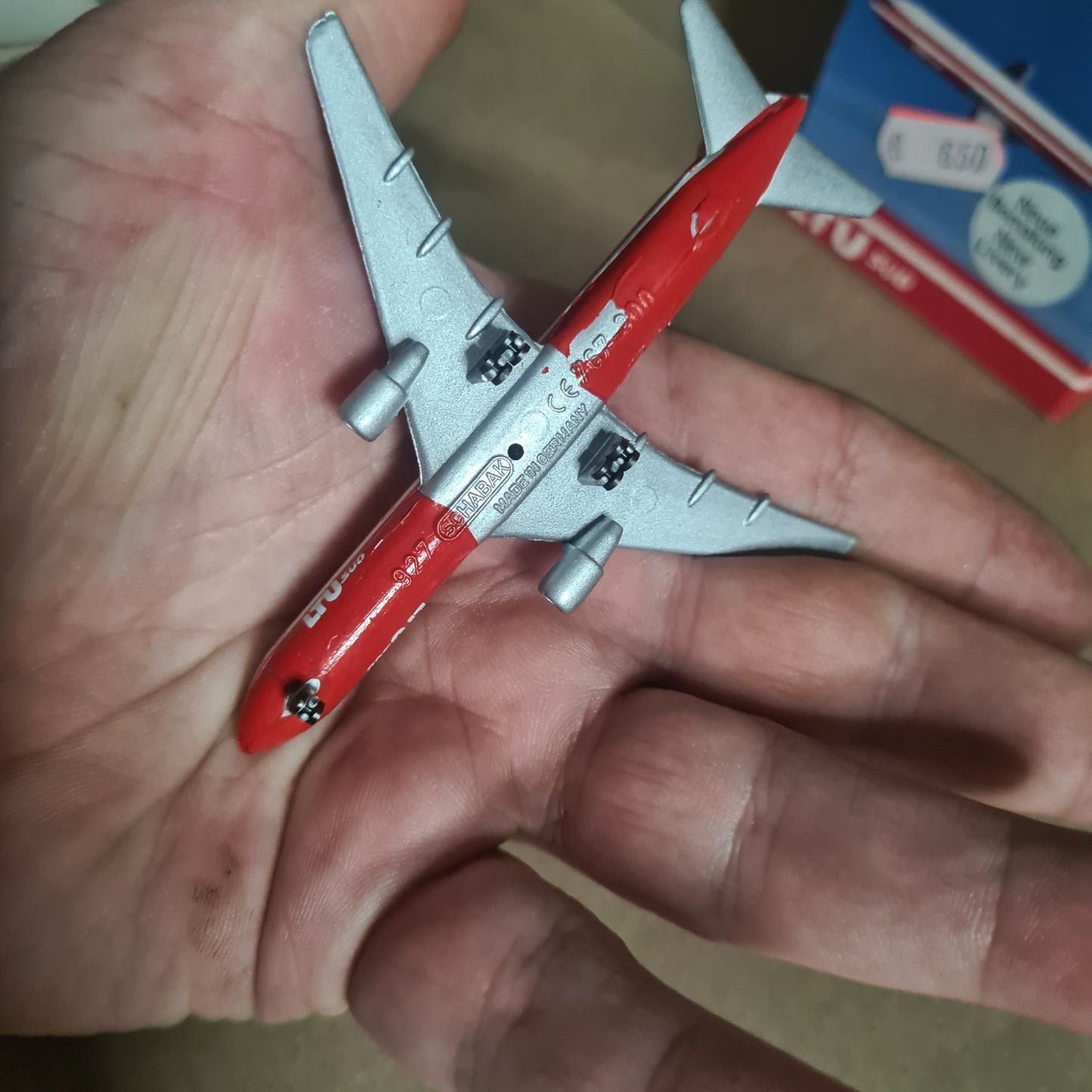 Schabak 1:600 Boeing 767-300 LTU SUD German made diecast plane 927/30 good + boxed
