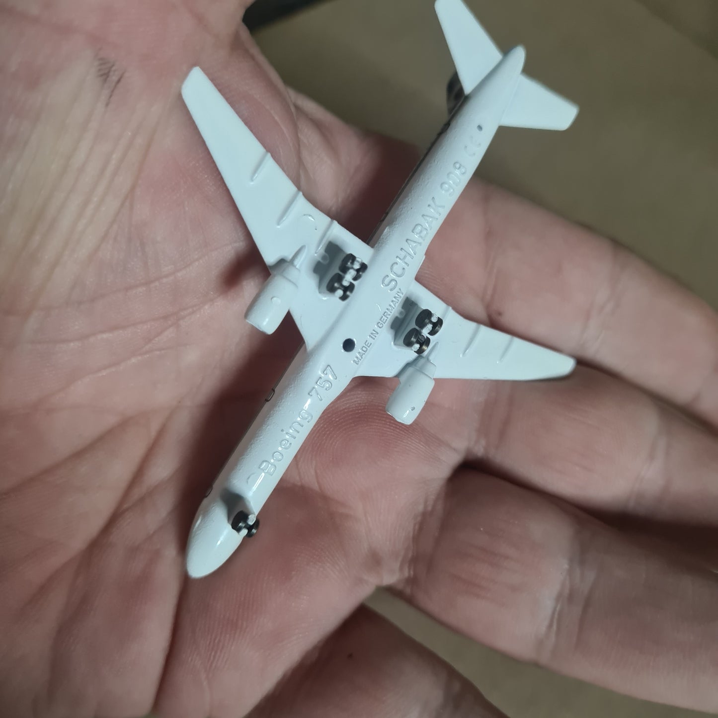 Schabak 1:600 Boeing 757 American west Airlines diecast model plane 908/128 vgc boxed