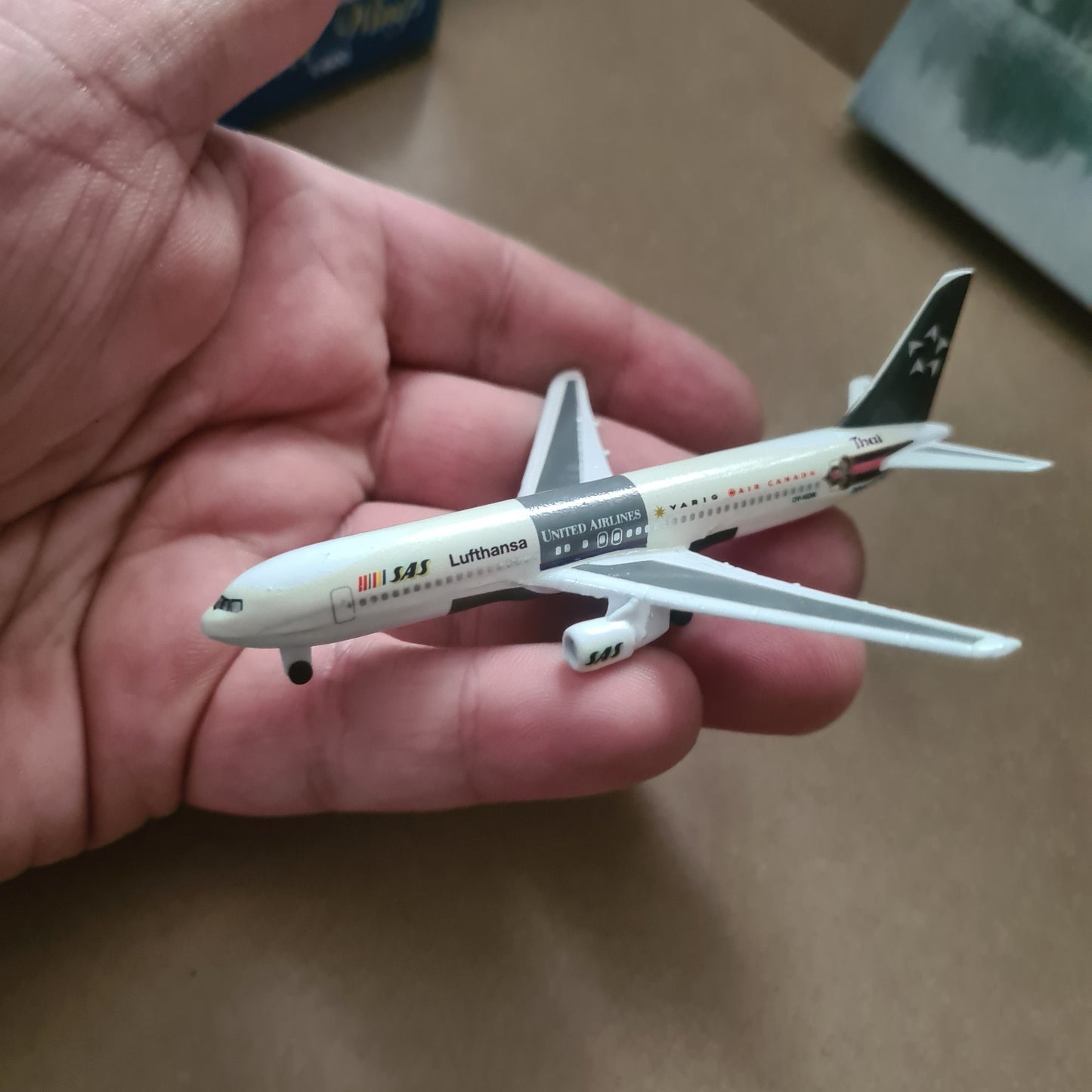 Schabak 1:600 Boeing 767-300 SAS Star Alliance diecast plane 927/16s VGC Boxed