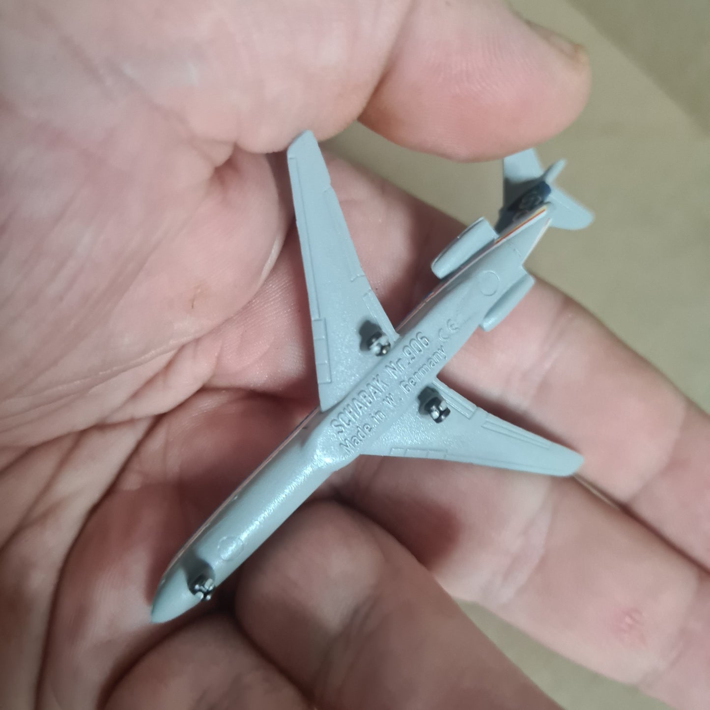 Schabak 1:600 Boeing 727 Olympic Airways diecast plane 906/116 Fair Boxed