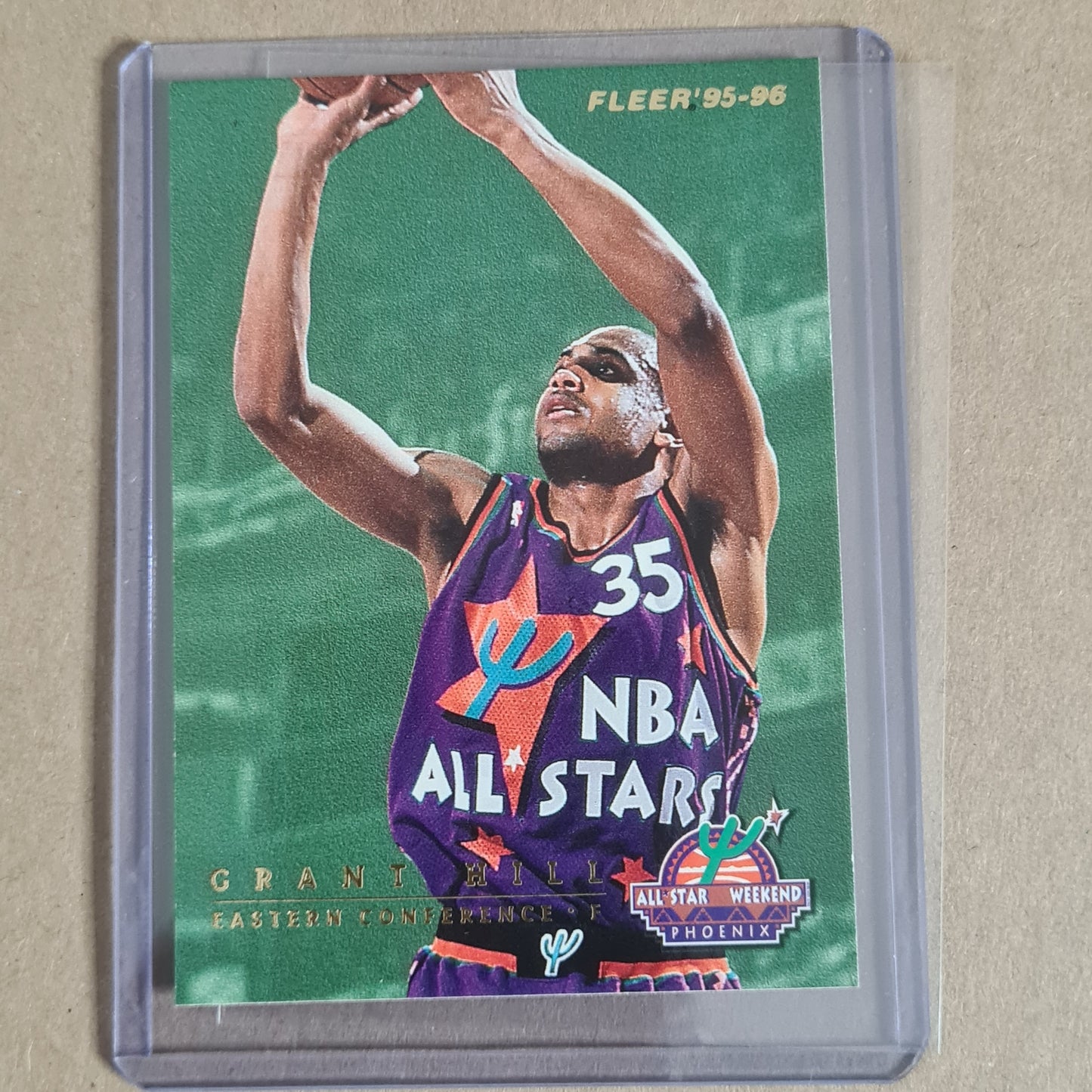 Charles Barkley Grant Hill Fleer 95-96 all star wekend # 1 of 13 NBA Basketball excellent