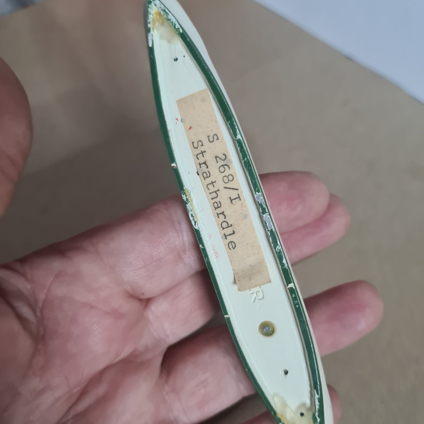 Hansa 1:1250 S-268/I waterline white metal Strathardle ship model loose nice