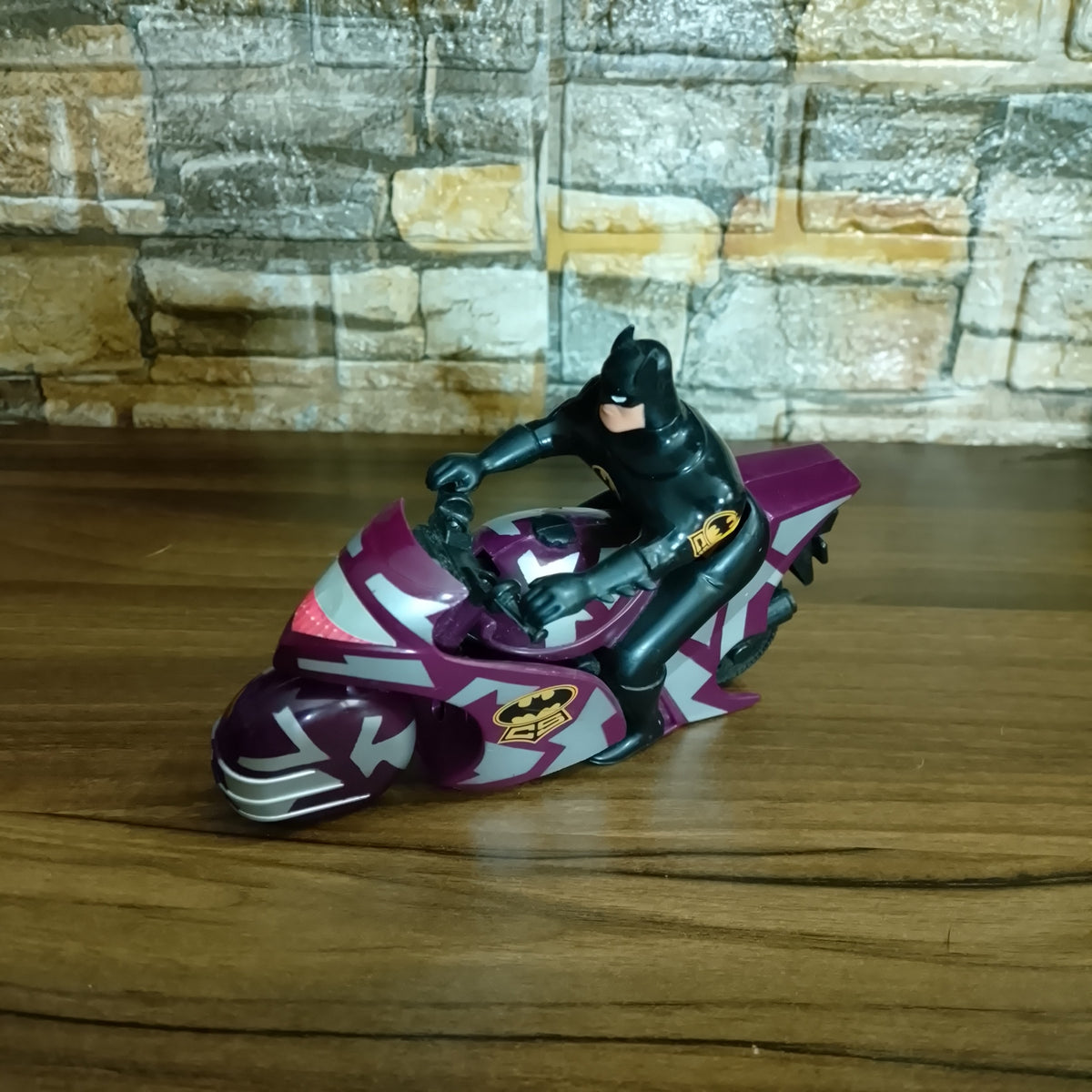1995 Kenner Batman Animated Series Crime Squad Turbo Power Batcycle loose nice example