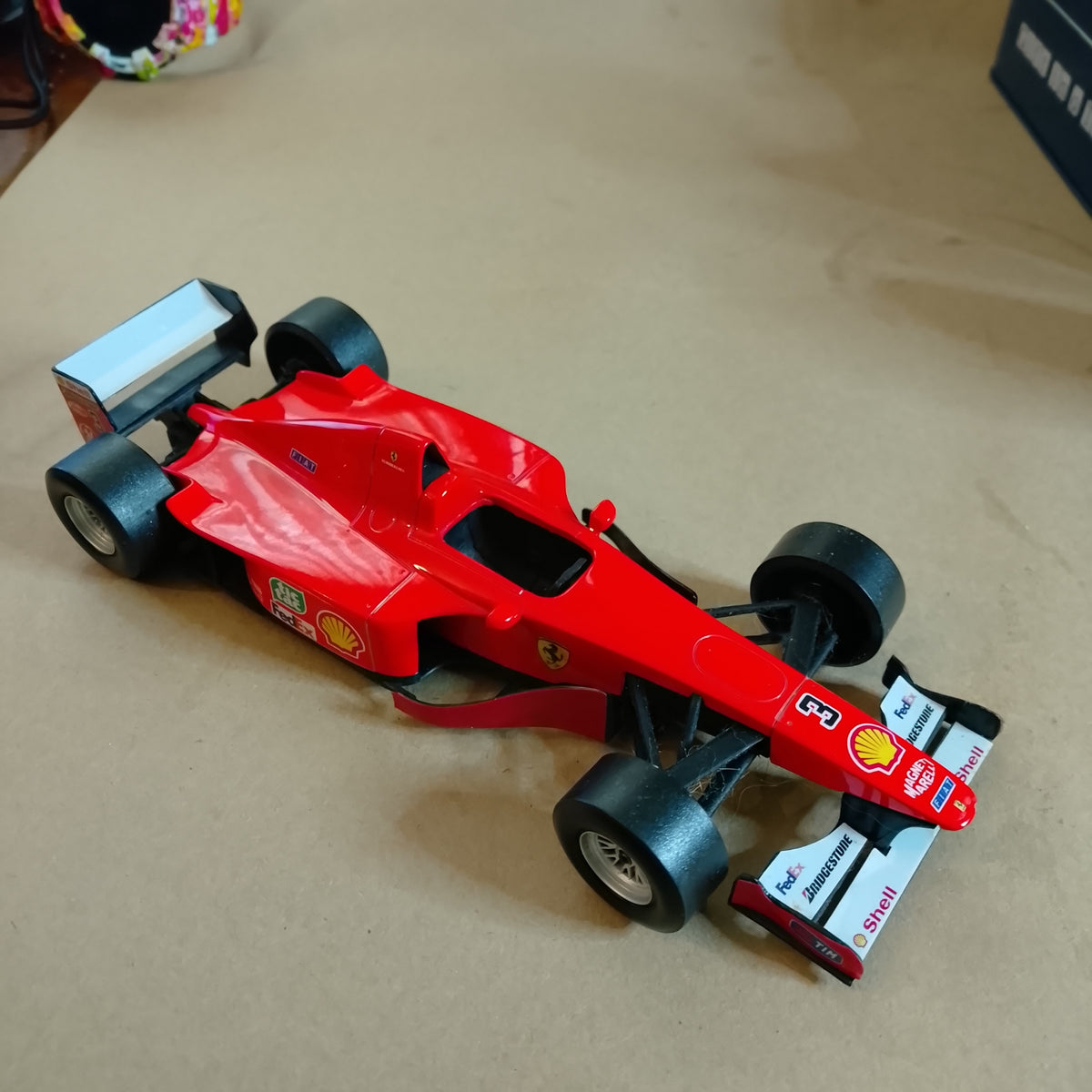 Hotwheels 1:24 Ferrari F1 Car Michael Schumacher diecast model loose vgc