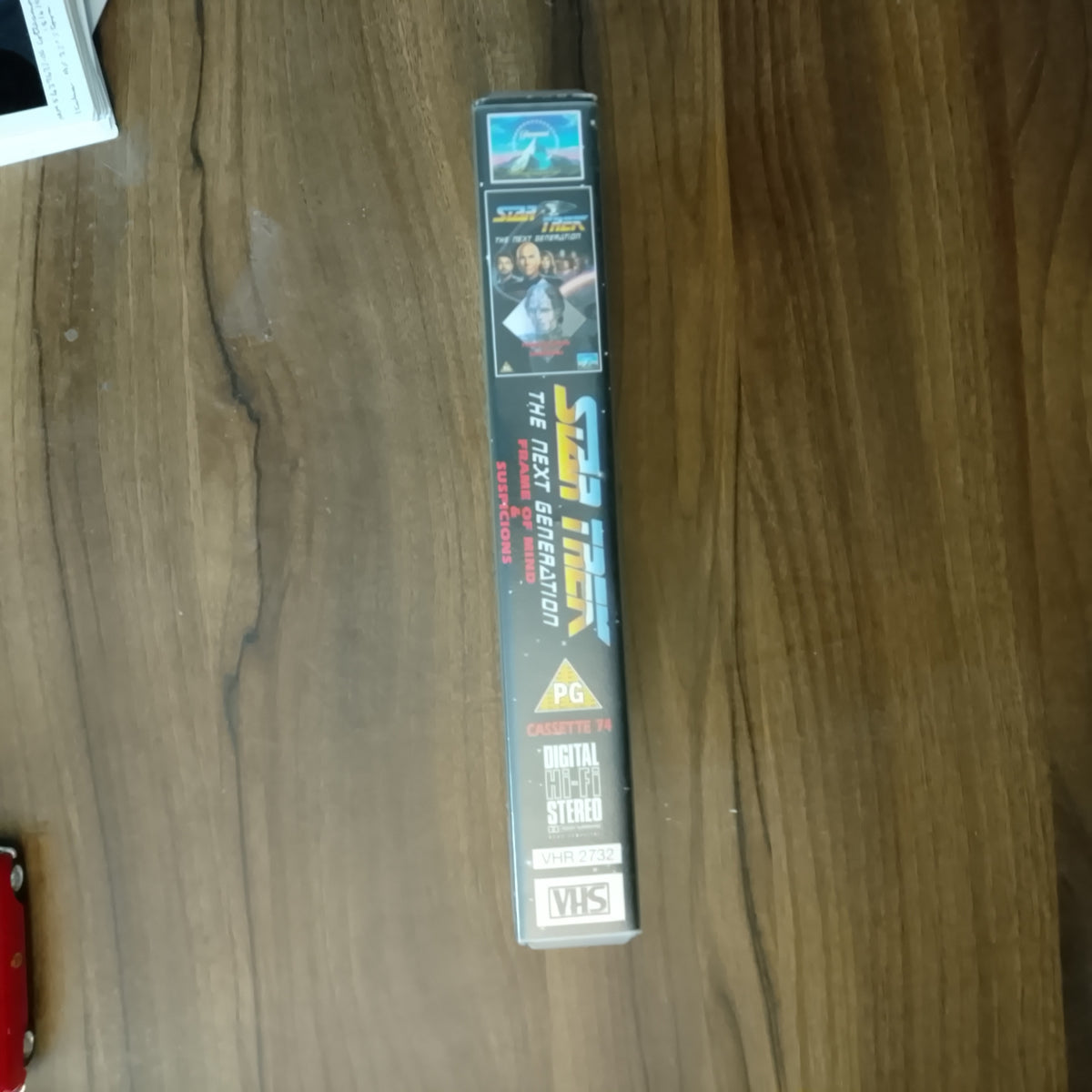Star Trek The Next Generation TV Series Video VHS Cassette 74 Frame of Mind retro film TV PG