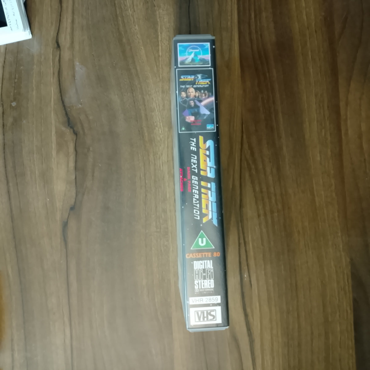 Star Trek The Next Generation TV Series CIC Video VHS Cassette 80 Dark Page retro film TV U
