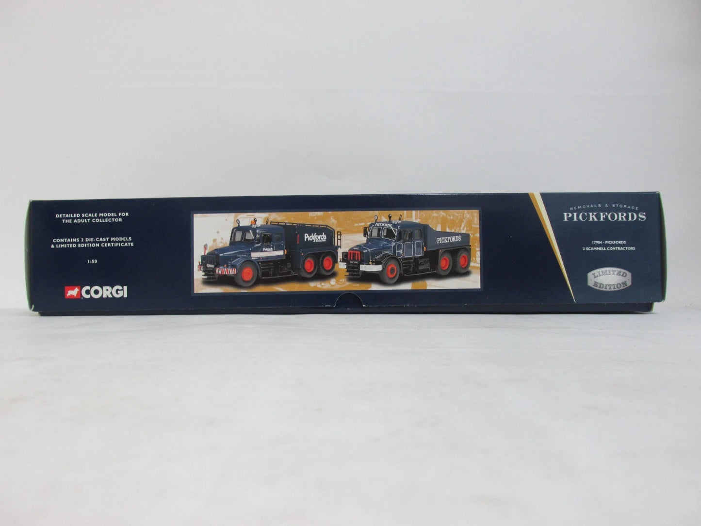Corgi 17904 Heavy Haulage 1:50 Pickfords 2 x scammell constructors set unused still sealed sets.