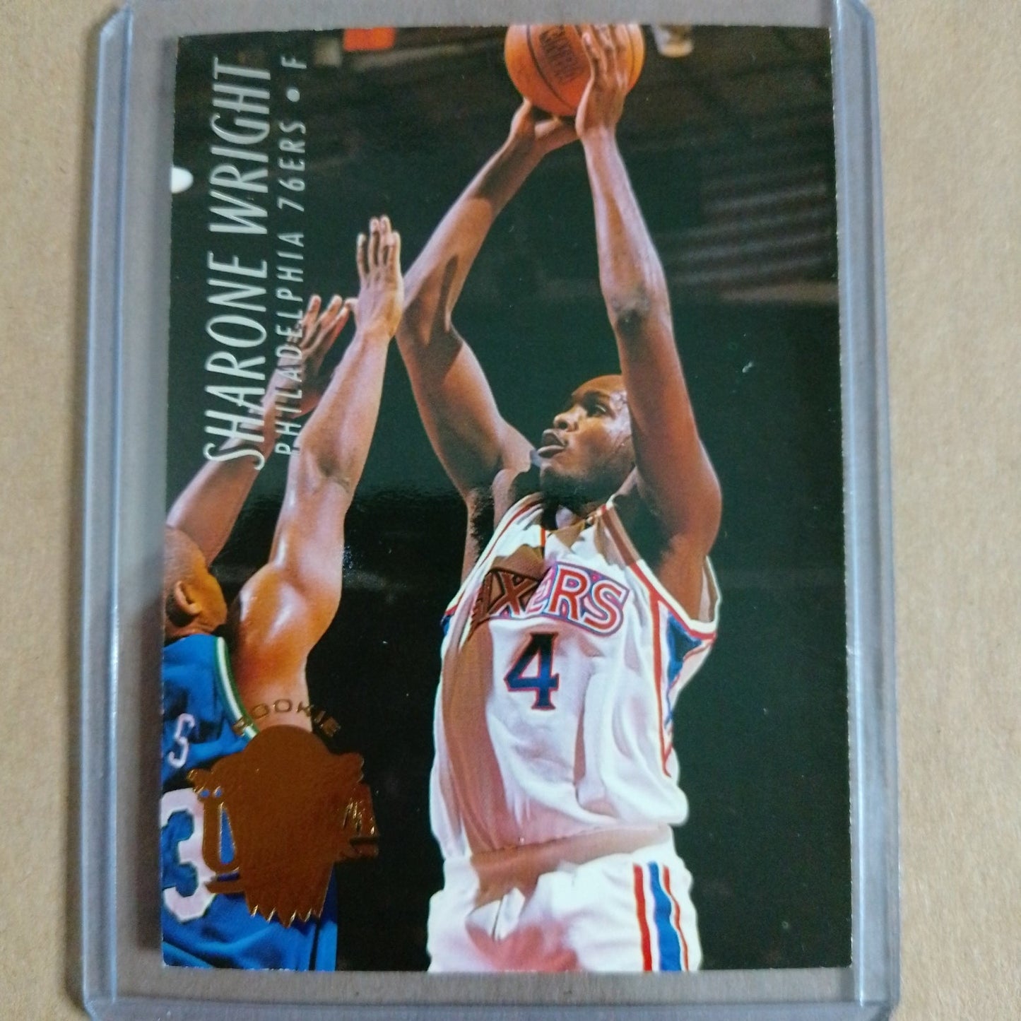 Sharone Wright 1995 Fleer Ultra 94-95 Rookie RC #313 NBA Philadelphia 76ers VGC +excellent

