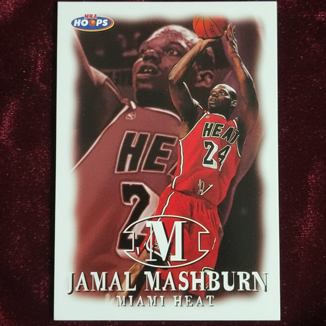 Jamal Mashburn 1998 NBA Hoops #92 Miami Heat NBA Basketball card VGC
