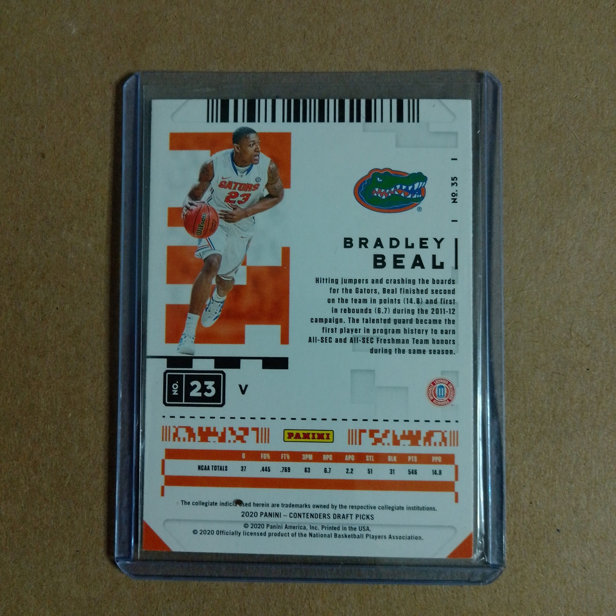 Bradley Beal 2010 panini contenders prospect ticket #35 Gators Basketball vgc-ex