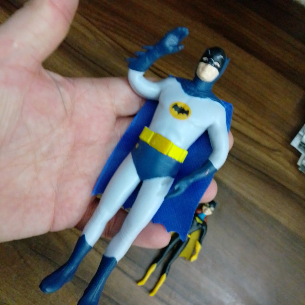 Batman Classic TV Series 5.5" Bendable Figure DC 3920 NJ Croce Joker Catwomen Penguin Batman loose vgc