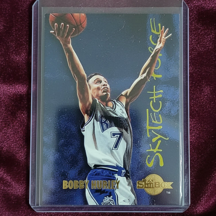 Bobby Hurley 1996 Skybox Skytech SF7 NBA Basketball Sacramento Kings very good Sleeved