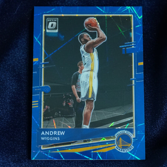 Andrew Wiggins 2020-21 Panini Donruss Optic prizm blue #146 NBA Basketball Golden State Warriors excellent