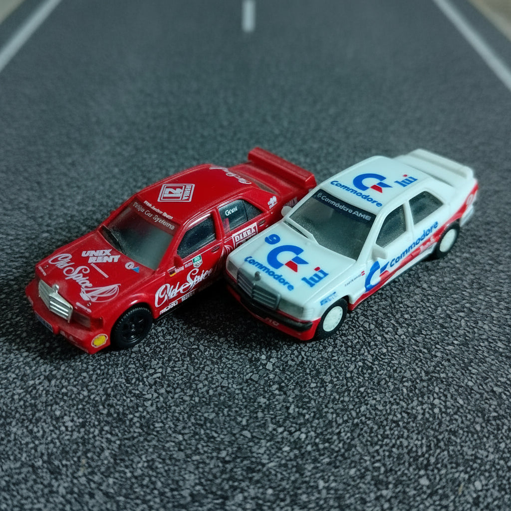 Herpa 1:87 Mercedes 190e Amg evo etc DTM Racing cars commordore old spice nice loose 