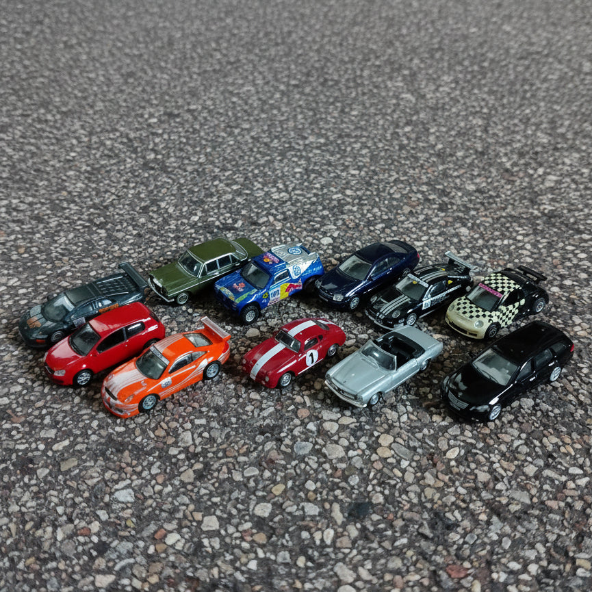 Schuco 1:87 diecast model cars mostly german mercedes vw etc nice loose lot