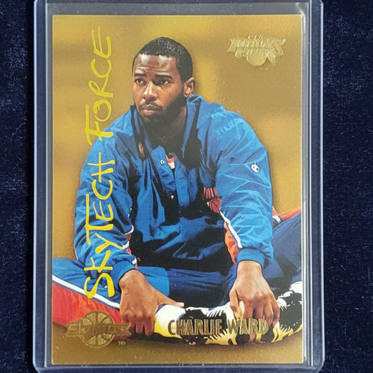 Charlie Ward 1996 Skybox Skytech SF30 NBA Basketball New York Knicks good-very good Sleeved