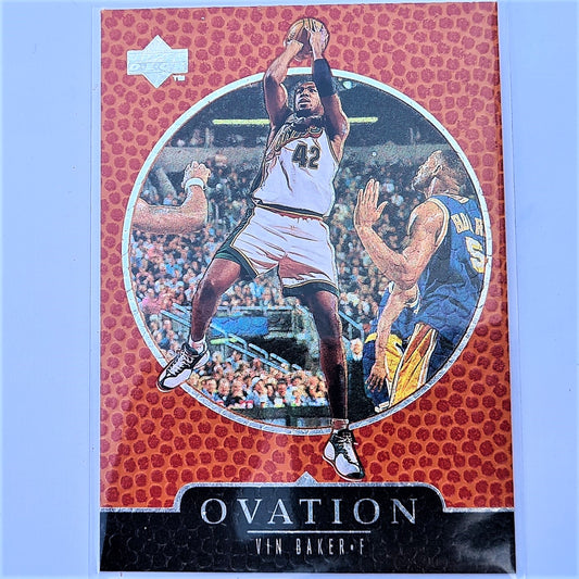 Vin Baker 1998 Upper Deck Ovation NBA Basketball #61 Seattle Super Sonics Mint Sleeved