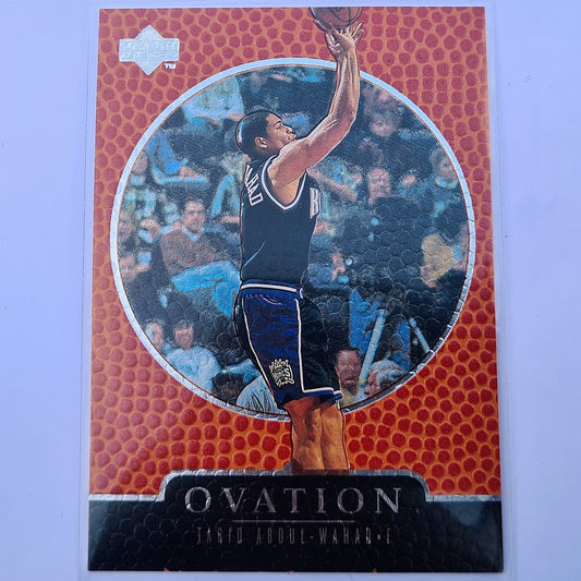 Tariq Abdul Wahad 1998 Upper Deck Ovation NBA Basketball #57 Sacramento Kings Mint Sleeved