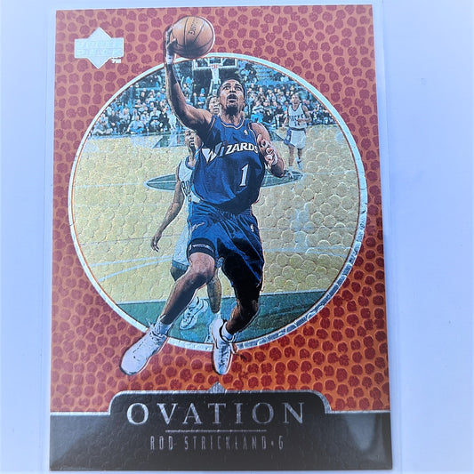 Rod Strickland 1998 Upper Deck Ovation NBA Basketball #70 Washington Wizards Mint Sleeved