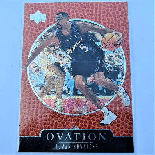 Juwan Howard 1998 Upper Deck Ovation NBA Basketball #69 Washington Wizards Mint Sleeved