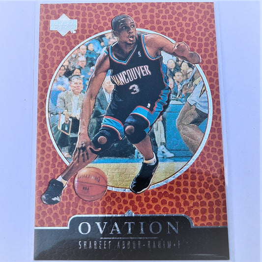 Shareef Abdur Rahim 1998 Upper Deck Ovation NBA Basketball #67 Memphis Grizzlies Mint Sleeved