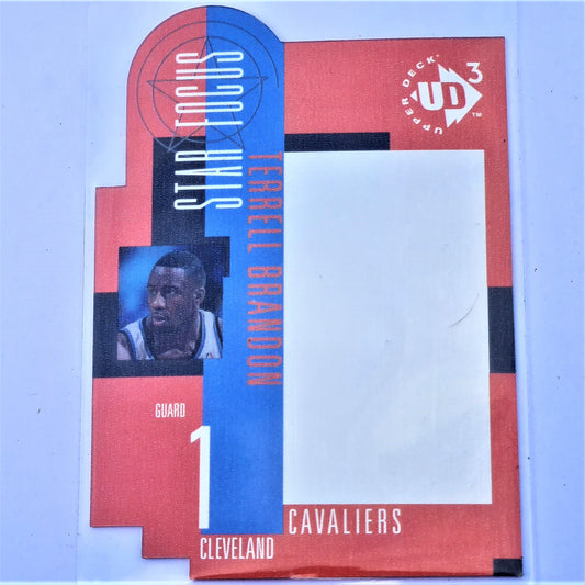 Terrell Brandon 1997 Upper UD3 Star Focus NBA Basketball #25 Cleveland Cavaliers n/mint Sleeved