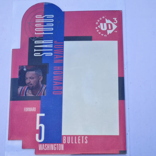 Juwan Howard 1997 Upper UD3 Star Focus NBA Basketball #37 Washington Bullets VGC Sleeved