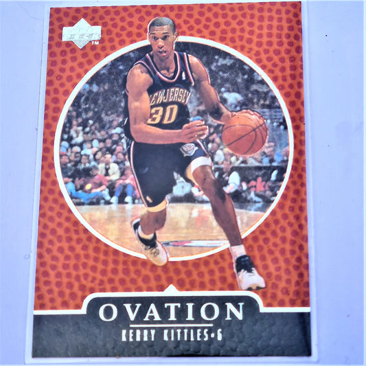 Kerry Skittles 1998 Upper Deck Ovation NBA Basketball #42 New Jersey Nets Mint Sleeved