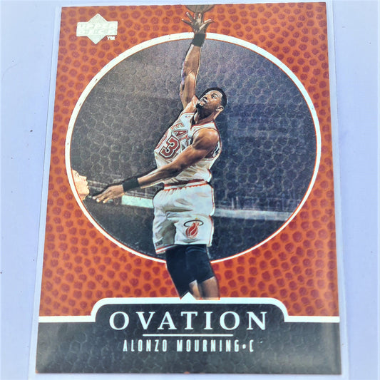 Alonzo Mourning 1998 Upper Deck Ovation NBA Basketball #32 Miami Heat Mint Sleeved