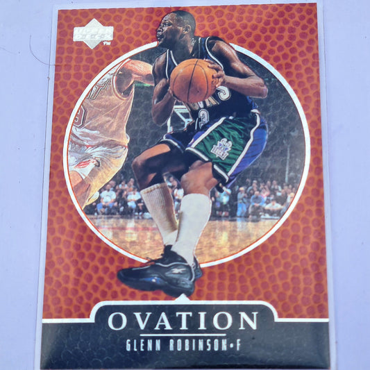 Glenn Robinson 1998 Upper Deck Ovation NBA Basketball #37 Milwaukee Bucks Mint Sleeved