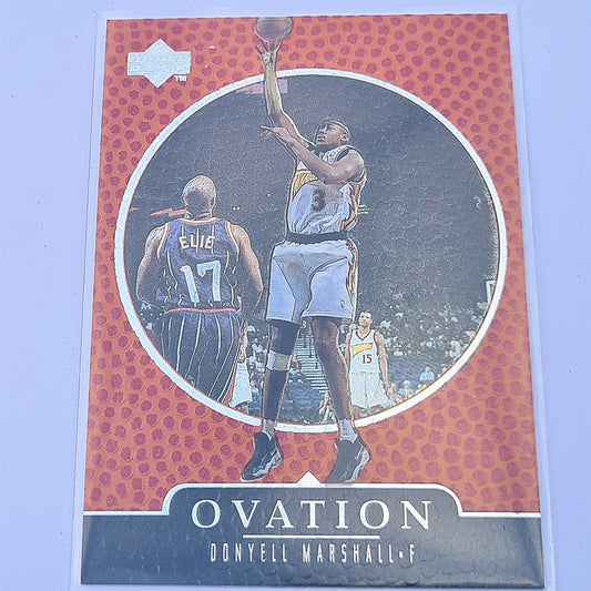 Donyell Marshall 1998 Upper Deck Ovation NBA Basketball #20 Golden State Warriors Mint Sleeved