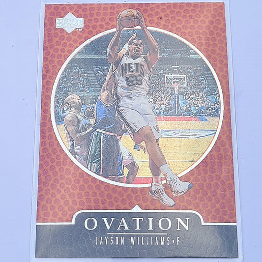 Jayson Williams  1998 Upper Deck Ovation NBA Basketball #43 New Jersey Nets Mint Sleeved
