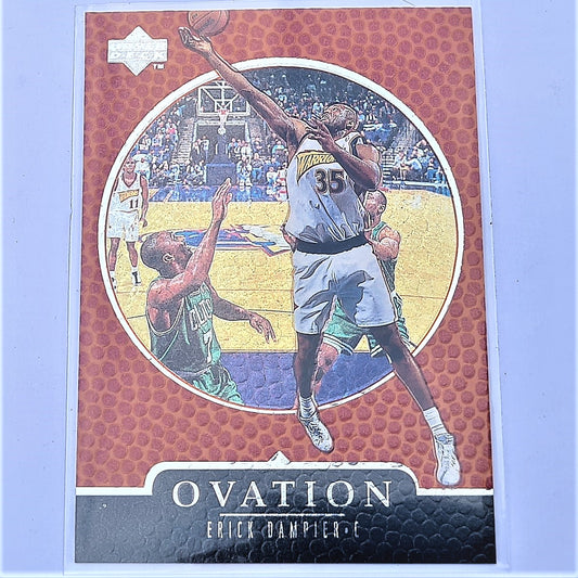 Erick Dampier  1998 Upper Deck Ovation NBA Basketball #21 Golden State Warriors Mint Sleeved