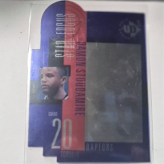 Damon Stoudamire 1997 Upper UD3 Star Focus NBA Basketball #26 Toronto Raptors n/mint Sleeved