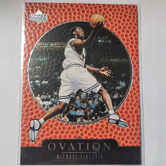 Michael Finley 1998 Upper Deck Ovation NBA Basketball #14 Dallas Mavericks Mint Sleeved