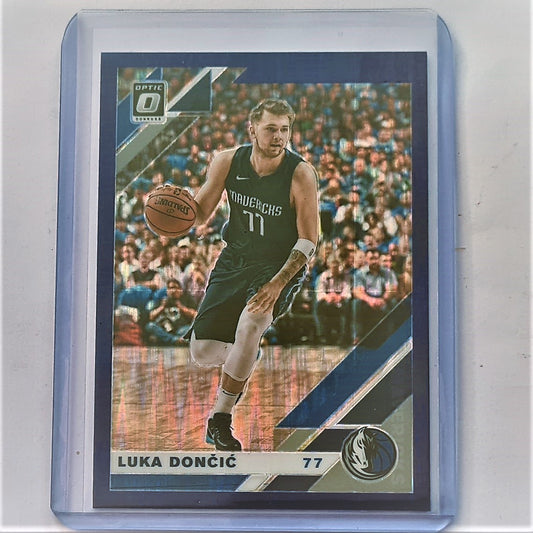 Luka Doncic 2019-20 Panini Optic purple shock prizm NBA Basketball #16 Dallas Mavericks mint sleeved