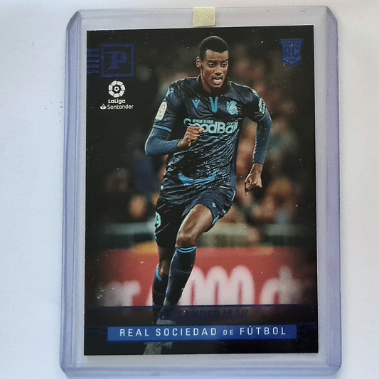 Alexander Isak 2019-20 Panini Chronicles Soccer #376 Blue Rookie Card Real Sociedad nr-mint/Mint sleeved cased