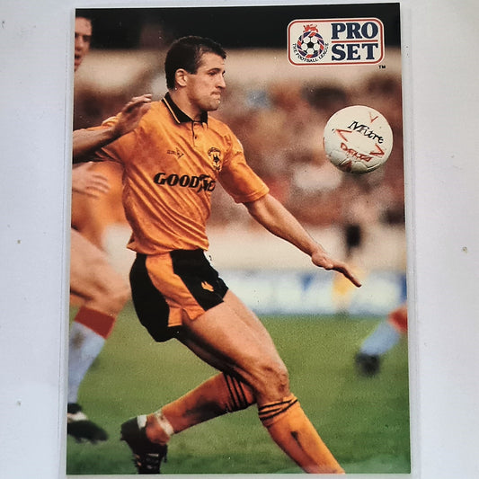 Steve Bull 1991-92 Pro Set Football League Soccer #226 Wolverhampton Wanderers Case Fresh Sleeved atemberaubendes Beispiel