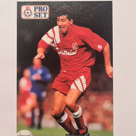 Dean Saunders 1991-92 Pro Set Football League Soccer #48 Liverpool Case Fresh Sleeved, atemberaubendes Beispiel