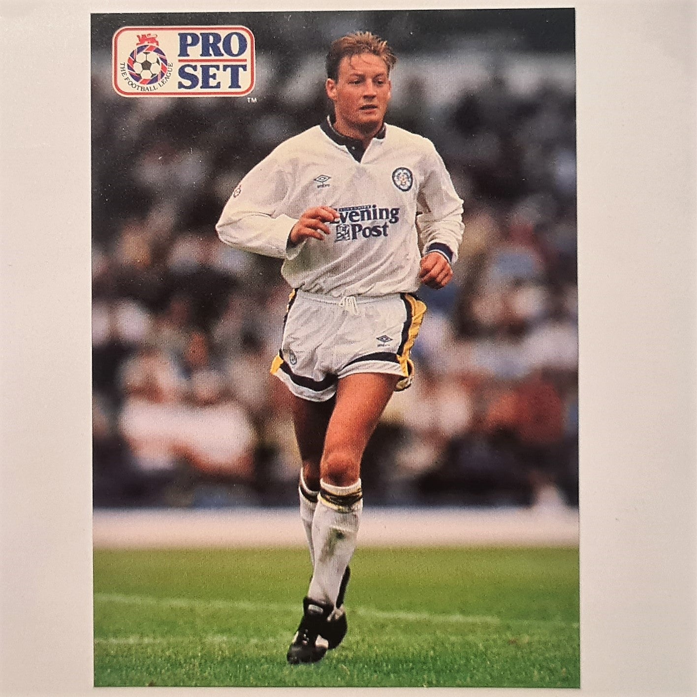 David Batty 1991-92 Pro Set Football League Soccer #38 Leeds United Case Fresh Sleeved atemberaubendes Beispiel