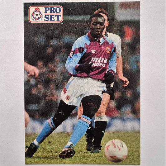 Dwight Yorke 1991-92 Pro Set Football League Soccer #11 Aston Villa RC Rookie card Case Fresh Sleeved stunning example