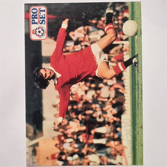 George Best Legend card 1991-92 Pro Set Football League Soccer #230 Manchester United Northern Ireland Case Fresh Sleeved stunning example