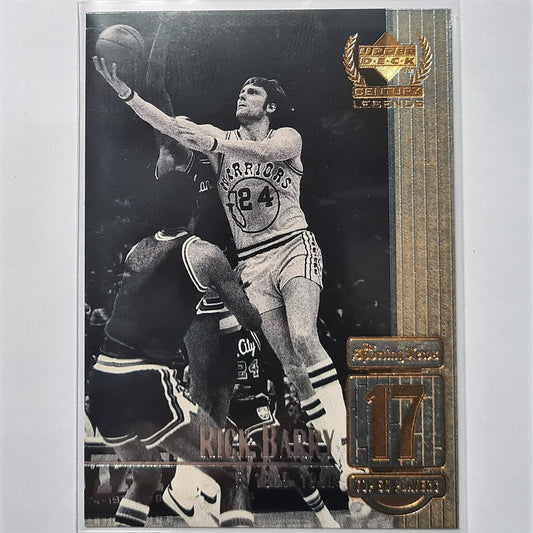 Rick Barry 1999 Upper Deck Century Legends #17 Top 50 players NBA Basketball Golden State Warriors Mint Sleeved