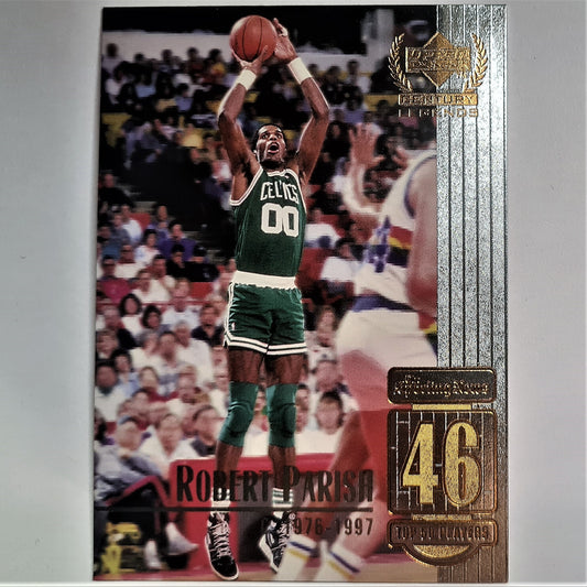 Robert Parish 1999 Upper Deck Century Legends #46 Top 50 players NBA Basketball Boston Celtics Mint Sleeved