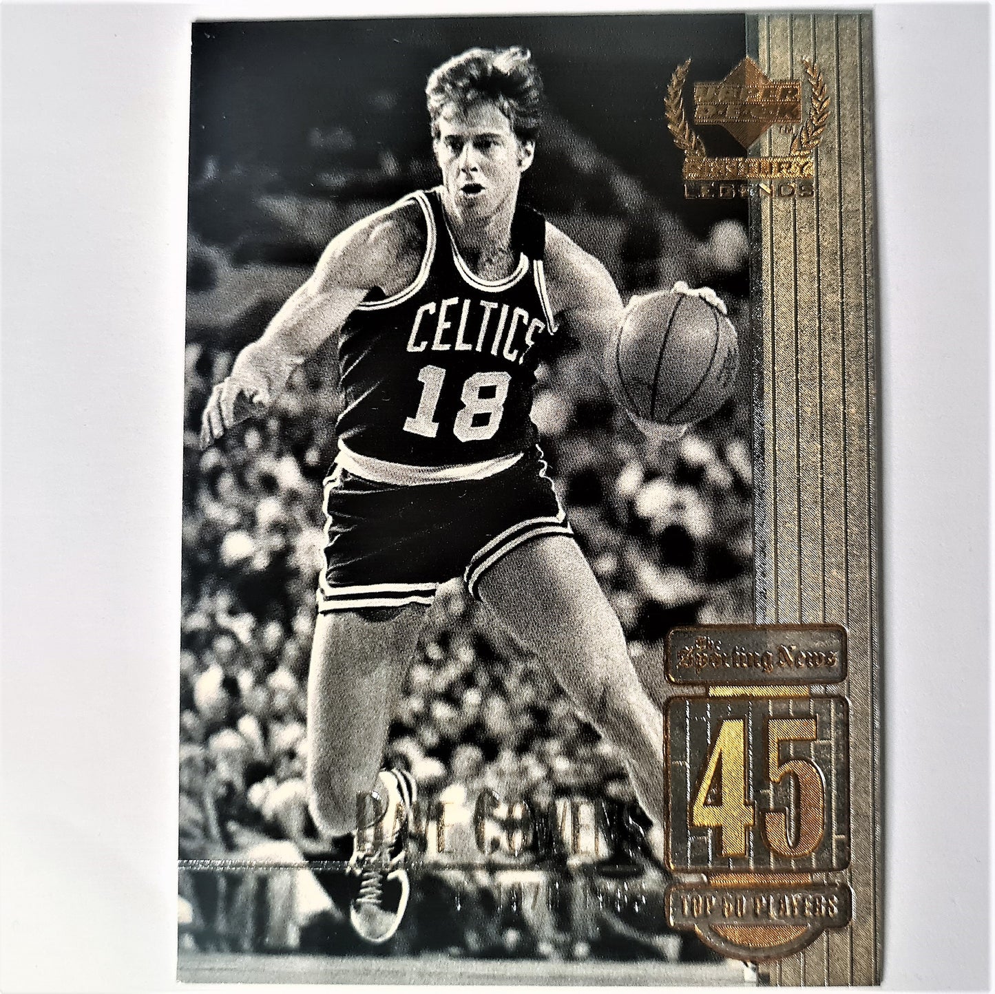 Dave Cowens 1999 Upper Deck Century Legends #45 Top 50 Spieler NBA Basketball Boston Celtics Mint Sleeved